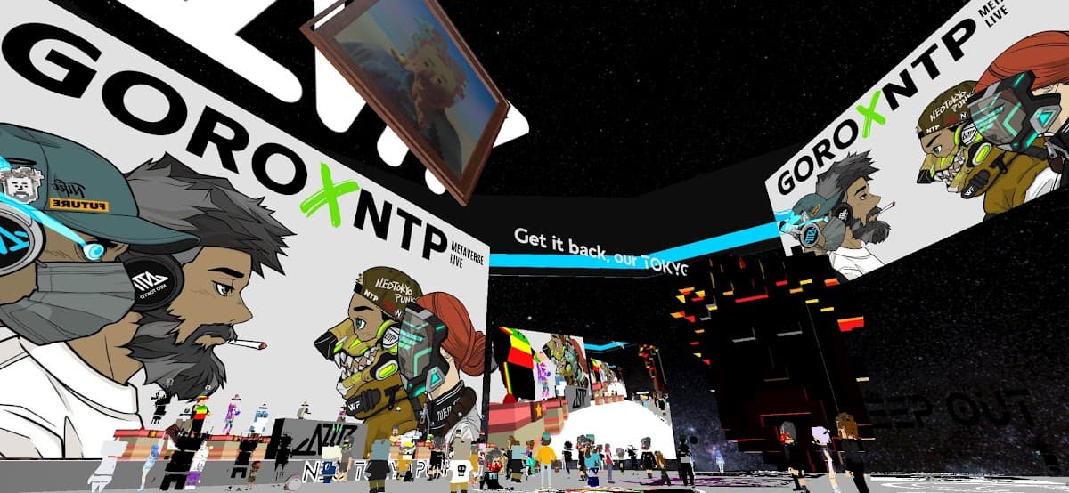 GORO×NTP メタバースイベント空間制作
