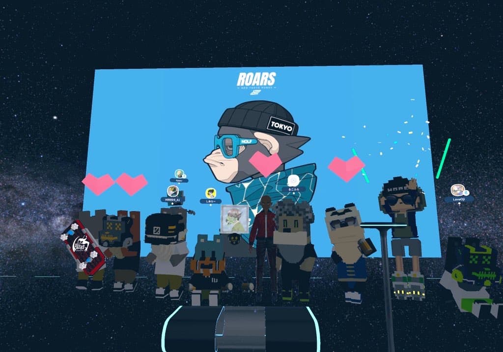 ROARS メタバース空間制作・中継イベント